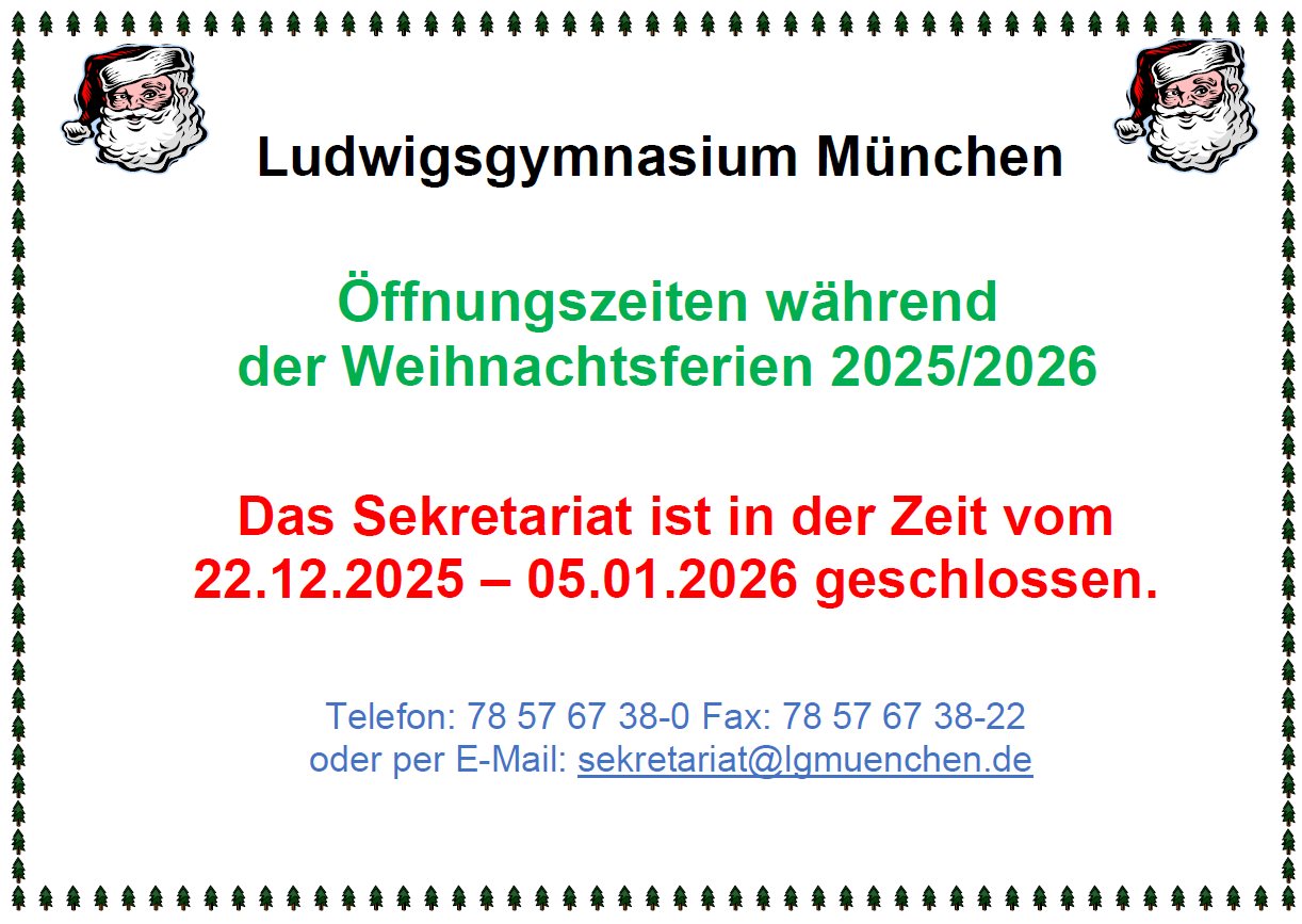 Weihnachtsferien 25 26